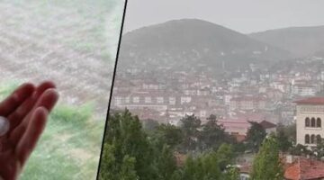 Haziran ayında dolu şaşkınlığı! Ekili alanlarda zarara yol açtı