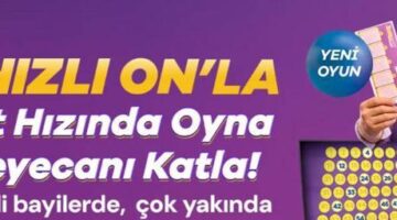 Hızlı On Numara nedir? Milli Piyango’nun yeni oyunu “Hızlı On Numara” şimdi bayilerde!
