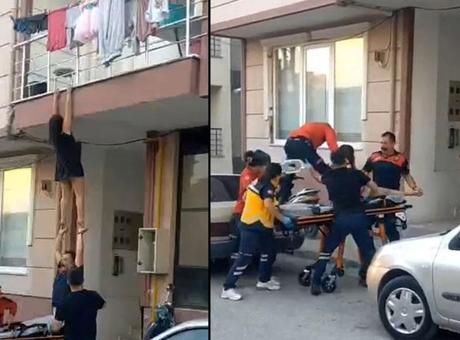 ‘İntihar’ ihbarında bulundu, ekipler ayrılacağı sırada şok hamle