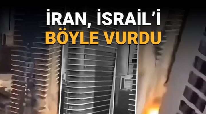 İran, İsrail’i böyle vurdu!