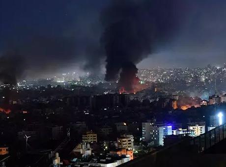 İsrail ordusu duyurdu! Beyrut’un Dahiye bölgesine hava saldırıları