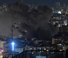 İsrail’den Beyrut’un Dahiye bölgesine hava saldırısı