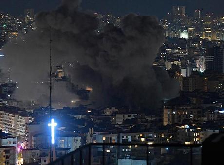 İsrail’den Beyrut’un Dahiye bölgesine hava saldırısı