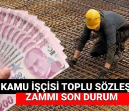 Kamu işçisi toplu sözleşme zammı 2025 son durum: Kamu işçisi toplu sözleşme zammı ne kadar olacak, yüzde kaç teklif edilecek?