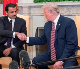 Katar Emiri Al Sani, ABD Başkanı Trump ile İsrail-İran gerilimini görüştü