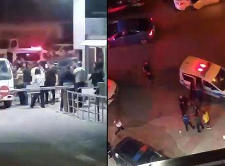 Kaynanasını hastaneye götürmek için geldi! Siteye alınmayan damat ortalığı karıştırdı