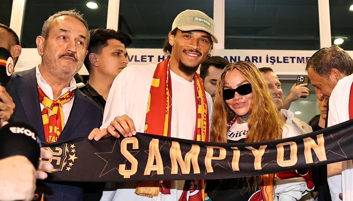 Leroy Sane, İstanbul’a geldi