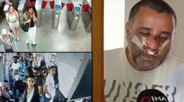 Marmaray’da darp olayından yeni görüntüler! Babadan şikayetçi olan kadının ifadesi ortaya çıktı