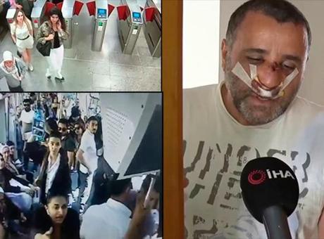 Marmaray’da darp olayından yeni görüntüler! Babadan şikayetçi olan kadının ifadesi ortaya çıktı