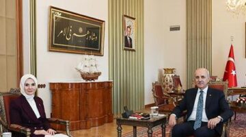 Meclis Başkanı Kurtulmuş, Bakan Göktaş’ı kabul etti