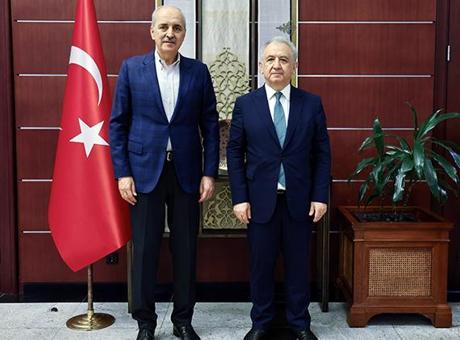 Meclis Başkanı Kurtulmuş’tan Türkiye’nin Astana Büyükelçiliği’ne ziyaret