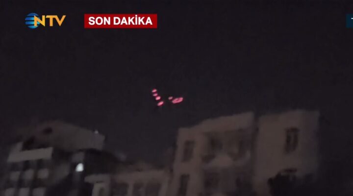 NTV canlı yayınında Tahran’a saldırı anı