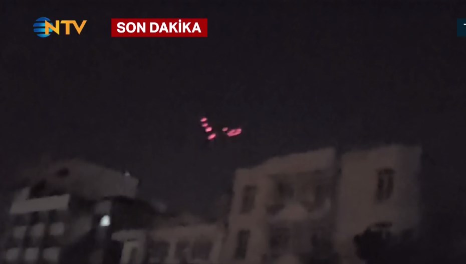NTV canlı yayınında Tahran’a saldırı anı