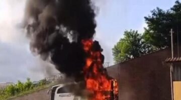 Ordu’da yolcu otobüsü bir anda alev alev yandı! Şoför son anda fark etti