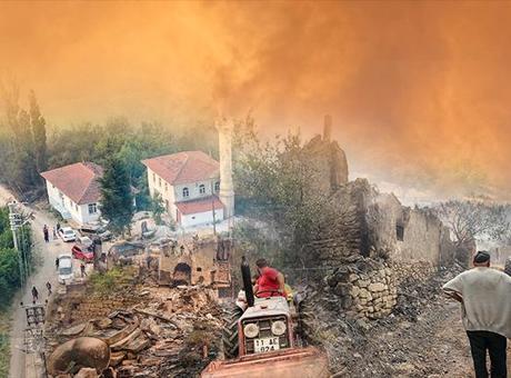 Orman yangınlarından riskli 3 bölge! Alevler hızla ilerliyor, köyler boşaltıldı!