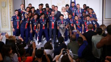 PSG kupayı Macron’a götürdü