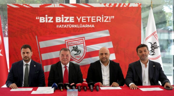 Samsunspor’da görev dağılımı belli oldu
