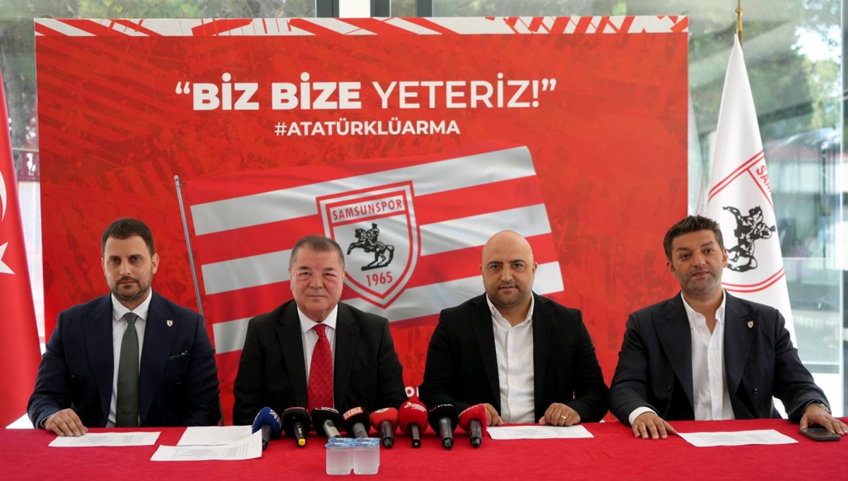 Samsunspor’da görev dağılımı belli oldu
