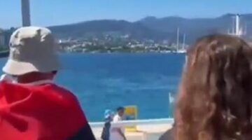Savaştan kaçarken protestoyla karşılandılar: Güney Kıbrıs’ta İsraillilere ‘Özgür Filistin’ tepkisi!