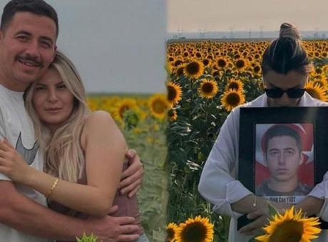 Şehit eşinden duygulandıran bayram mesajı: Bu yıl ne birlikteyiz ne de evimizde