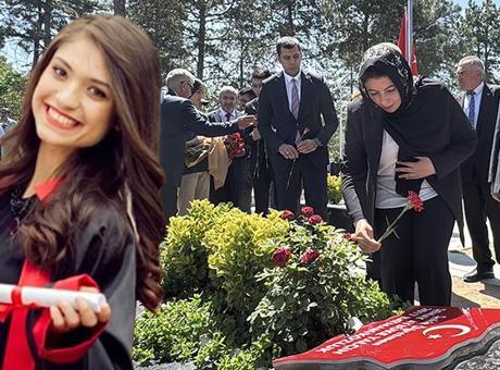 Şehit öğretmen Şenay Aybüke Yalçın, kabri başında anıldı