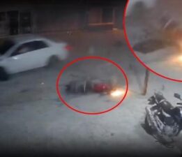 Şerit ihlali yapan otomobil 2 motosiklete çarptı: 1 ölü, 3 yaralı