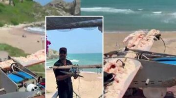 Şile sahilinde alarm: Denizde kamikaze dronuna benzeyen cisim bulundu
