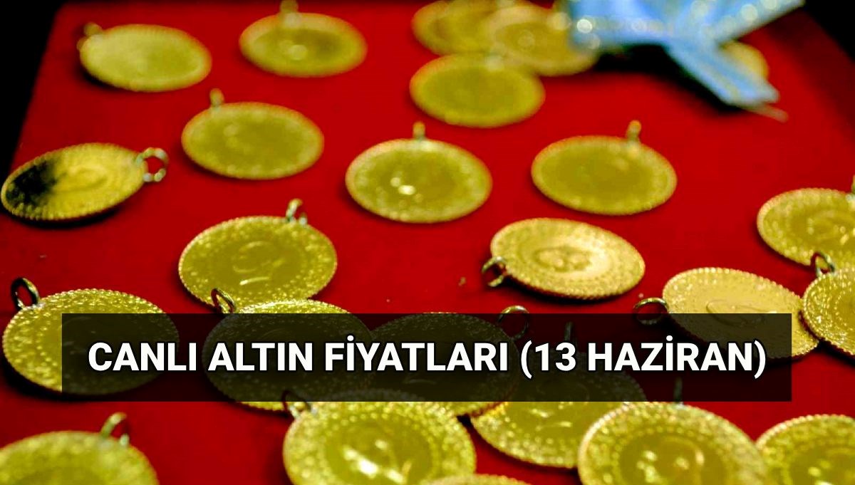 Son dakika gram altın fiyatı / Altın bugün ne kadar? 13 Haziran canlı altın fiyatları: Gram altın, çeyrek altın, ons altın kaç lira?