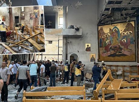 Son dakika haberi: Suriye’de kiliseye saldırı! Çok sayıda kişi hayatını kaybetti