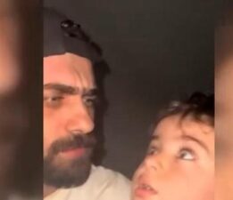 SON DAKİKA HABERLERİ: GAZZE’DE BİR ÇOCUK: BABA BOMBA MI YAĞIYOR? KORKUNÇ ANLAR KAMERADA