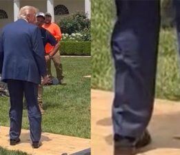 SON DAKİKA HABERLERİ: TRUMP’IN PANTOLONUNDAKİ GİZEMLİ ÇIKINTI