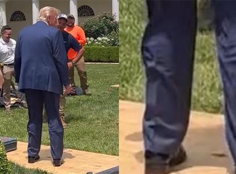 SON DAKİKA HABERLERİ: TRUMP’IN PANTOLONUNDAKİ GİZEMLİ ÇIKINTI