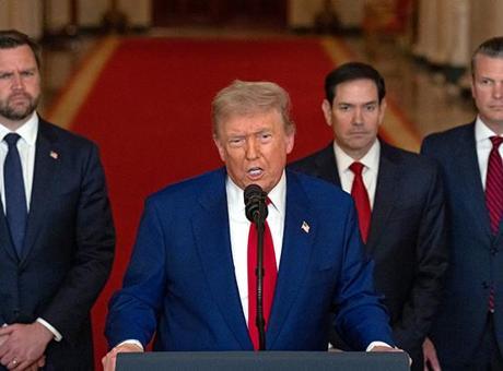 SON DAKİKA HABERLERİ: TRUMP’TAN ABD’NİN İRAN’A SALDIRISI SONRASI İLK AÇIKLAMA: KİLİT TESİSLER VURULDU