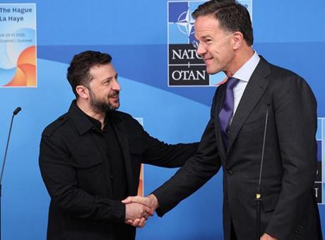 SON DAKİKA! ZELENSKİY, NATO ZİRVESİNDE KONUŞTU: ASKERİ DESTEĞE İHTİYACIMIZ VAR!