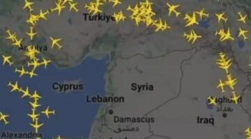 Suriye hava sahası sivil trafiğe yeniden açıldı