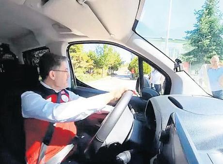 Tarım Bakanı Yumaklı şoför koltuğuna geçti denetime çıktı