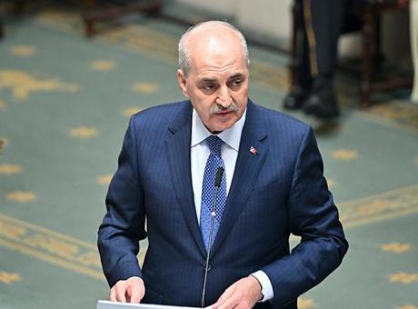 TBMM Başkanı Kurtulmuş: Müttefiklerin cılız tepkileri Batı’nın çifte standartla hareket ettiği algısını güçlendirmektedir