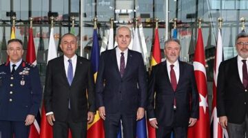 TBMM Başkanı Numan Kurtulmuş, Türkiye’nin NATO Daimi Temsilciliğini ziyaret etti