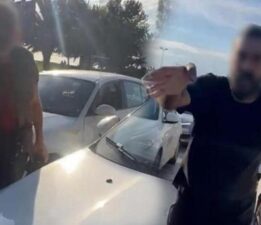 Trafikte dehşet: Kadın sürücü, 2 çocuğunun yanında saldırıya uğradı
