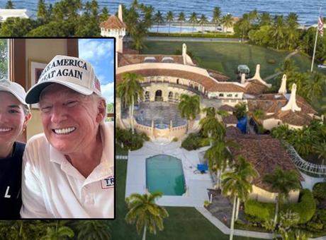 Trump’ın malikanesine tırmandı! ‘Torunuyla evlenmek istiyorum’