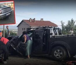 Uşak’ta kamyonet ile otomobil kafa kafaya çarpıştı: 1 ölü, 1 yaralı