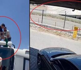 Virajı alamayan TIR devrildi, sürücüyü vatandaşlar kurtardı! O anlar kamerada