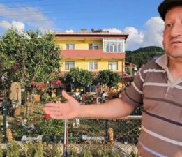 Yapımı tam 4 yıl sürdü! Bir hevesle başladı evin bahçesini gören inanamıyor