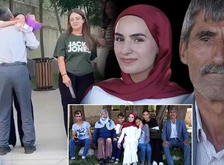 YKS sonrası kızını çiçeklerle karşılayan baba: Ben okumadım ama çocuklarımın hepsi okusun