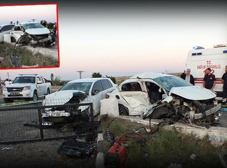 Yozgat’ta feci kaza! İki otomobil çarpıştı; 2 ölü, 1 yaralı