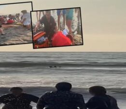 Zonguldak’ta korku dolu anlar! Boğulma tehlikesi geçirip peş peşe suya atladılar