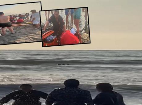 Zonguldak’ta korku dolu anlar! Boğulma tehlikesi geçirip peş peşe suya atladılar