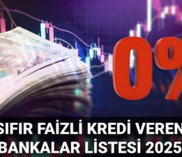 0 faizli kredi veren bankalar güncellendi: Hangi banka, ne kadar faizsiz kredi veriyor? 2025 Temmuz ayı bankaların faiz oranları