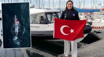 10 saat 48 saniyede aralıksız 42 bin kulaç: Milli yüzücü Bengisu Avcı rekora imza attı!