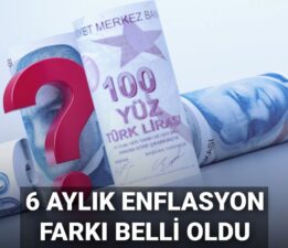 6 aylık enflasyon farkı 2025: 6 aylık enflasyon farkına göre memur ve emekli maaşı zammı ne kadar, yüzde kaç oldu?